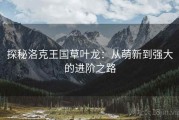 探秘洛克王国草叶龙：从萌新到强大的进阶之路