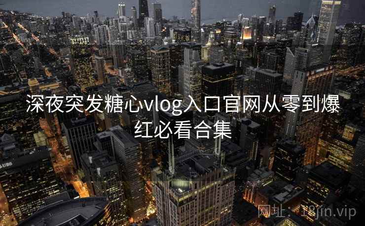 深夜突发糖心vlog入口官网从零到爆红必看合集