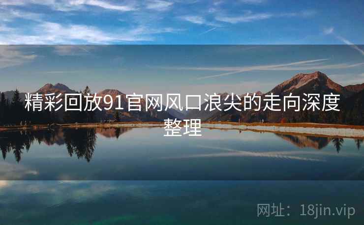 精彩回放91官网风口浪尖的走向深度整理