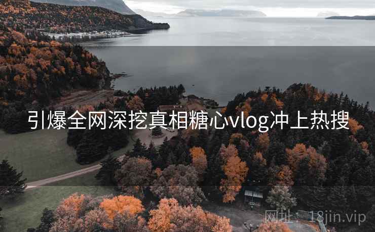 引爆全网深挖真相糖心vlog冲上热搜